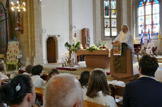 Dankgottesdienst der Kommunionkinder (Foto: Karl-Franz Thiede)